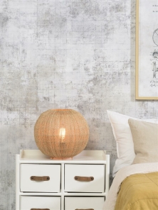 Good&Mojo Tischlampe IGUAZU braun | 32x32x36cm