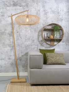 Good&Mojo Stehlampe CANGO braun | 80x60x176cm