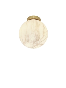Its about RoMi Deckenlampe CARRARA gold | 22x22x26cm