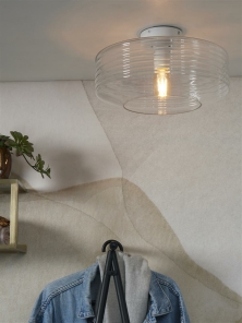 Its about RoMi Deckenlampe VERONA transparent | 35x35x20cm
