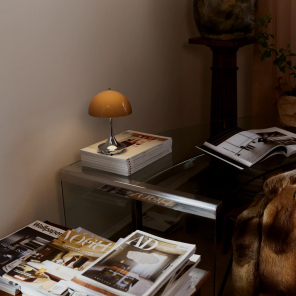 Louis Poulsen Tischleuchte PANTHELLA 160 CHROME OPAL...