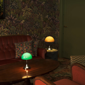 Louis Poulsen Tischleuchte PANTHELLA 160 CHROME OPAL...