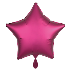 Ballon STERN pink Folienballon