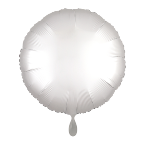 Ballon RUND weiß Folienballon